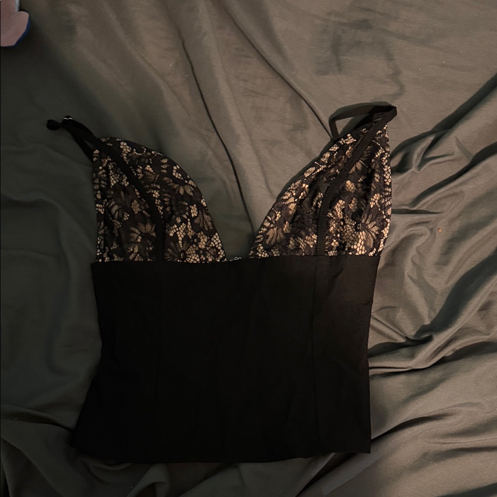 White Fox Boutique Black Lace Bralette